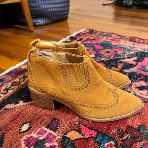 Madewell The Grayson Brogue Chelsea Boot size 8